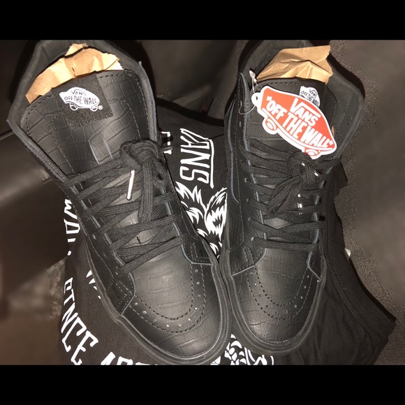 vans off the wall leather